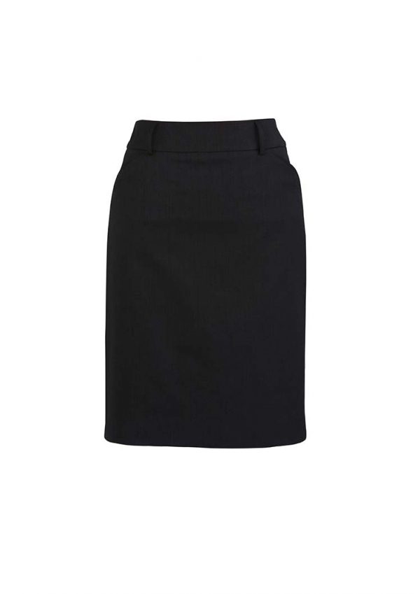 Womens Multi-Pleat Skirt - Black