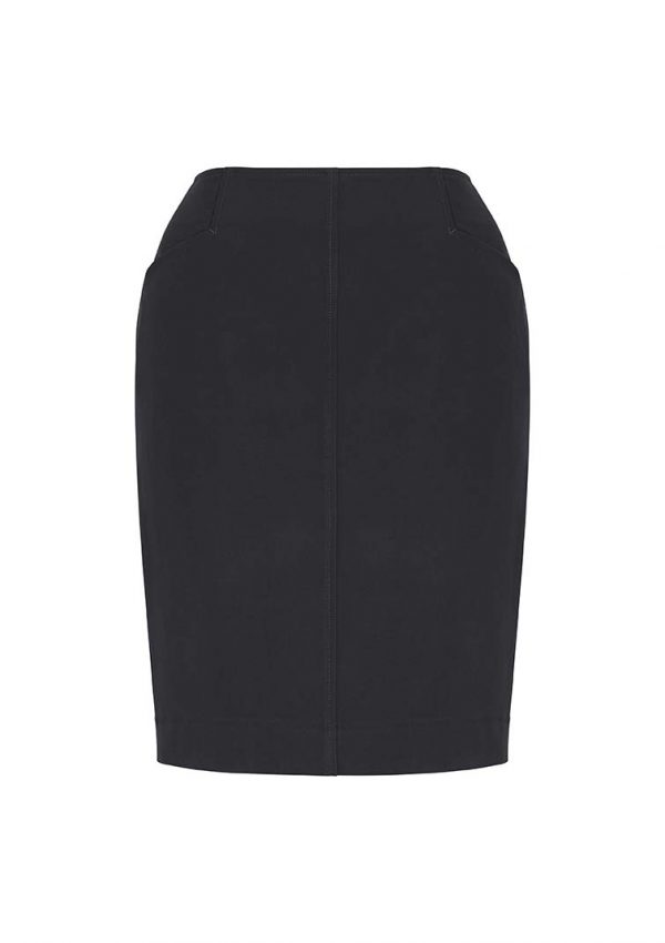 Womens Bandless Pencil Skirt - Slate