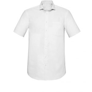 Mens Charlie Classic Fit S/S Shirt - White