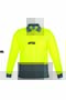 Mens Comfort Back L/S Polo - Yellow/Charcoal
