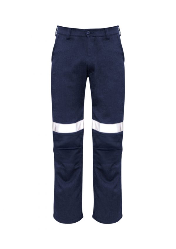 Mens Traditional Style Taped Work Pant - Navy