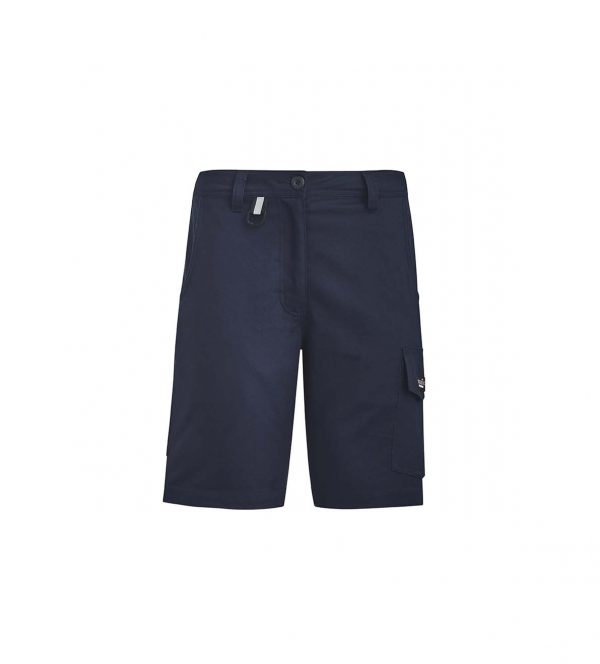 Womens Rugged Cooling Vented Short - Navy