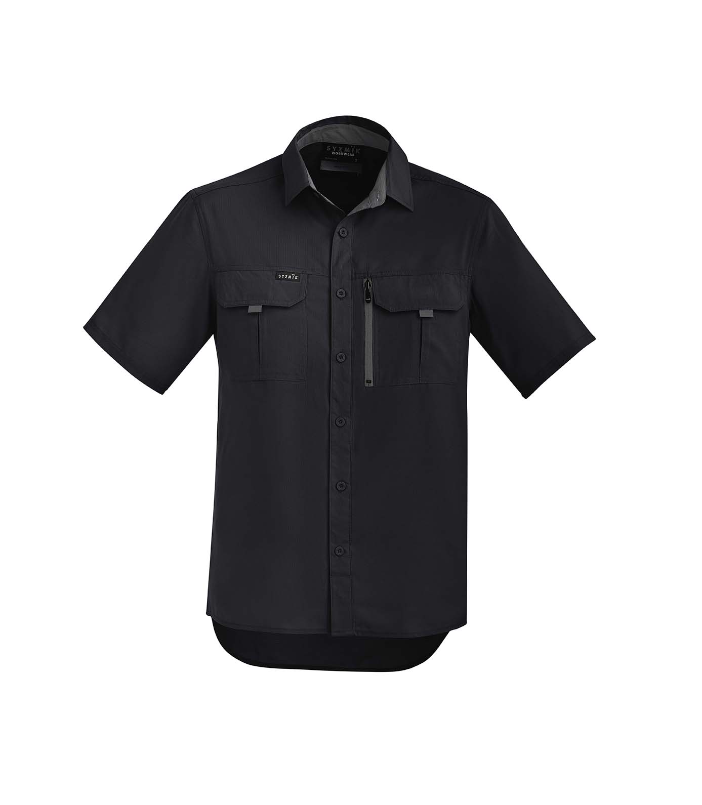 Mens short Sleeve Outdoor Shirt. 100% Polyester 100gsm - ZW465 ...