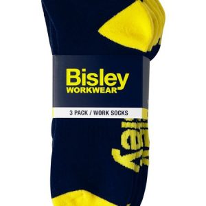 Work Socks - 3 Pack - BSX7210 - Navy