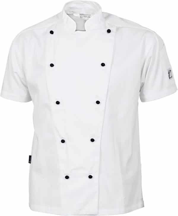 Cool-Breeze Short Sleeve Chef Jacket - 1103 - White