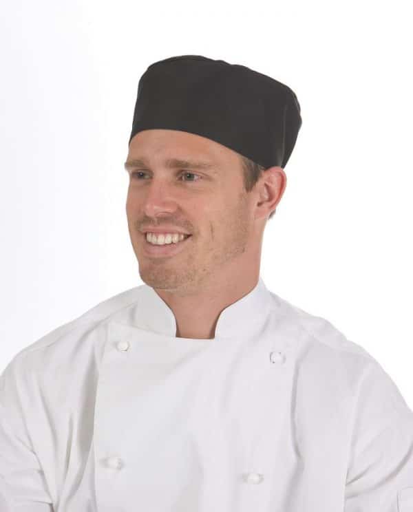 Flat Top Chef Hats - 1602 - Black
