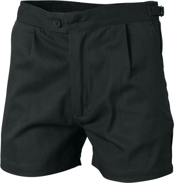 Mens Utility Shorts. 100% Cotton. 311gsm. Regular Weight - 3301 - Black
