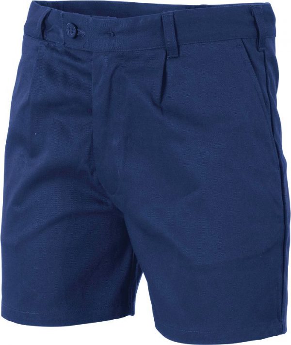 Mens Belt Loop Shorts. 100% Cotton. 311gsm. Regular Weight - 3303 - Navy