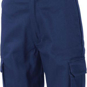 Ladies Cargo Shorts. 100% Cotton. 311gsm. Regular Weight - 3308 - Navy