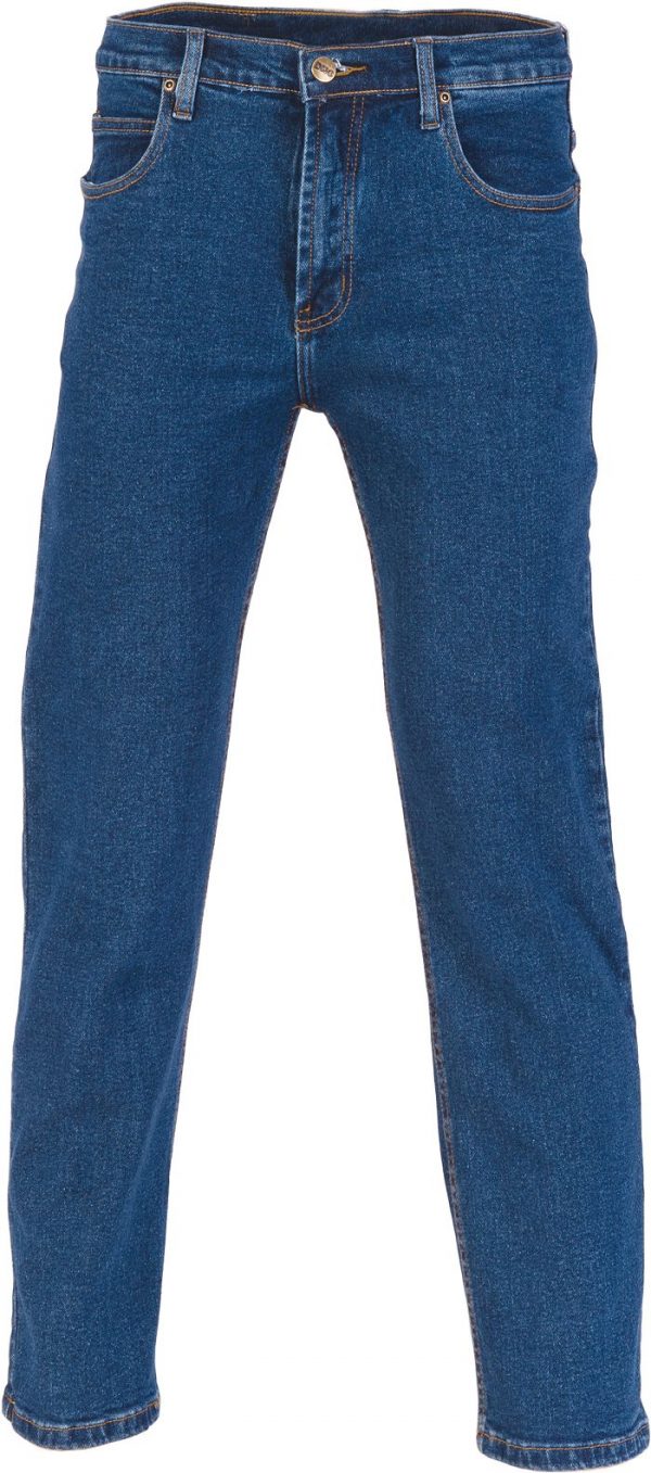 Mens Stretch Denim Jeans - 3318 - Blue