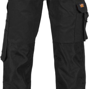 Mens Duratex Cotton Canvas Cargo Pants (knee pads not included). 100% Cotton. 285gsm. Mid Weight - 3335 - Black