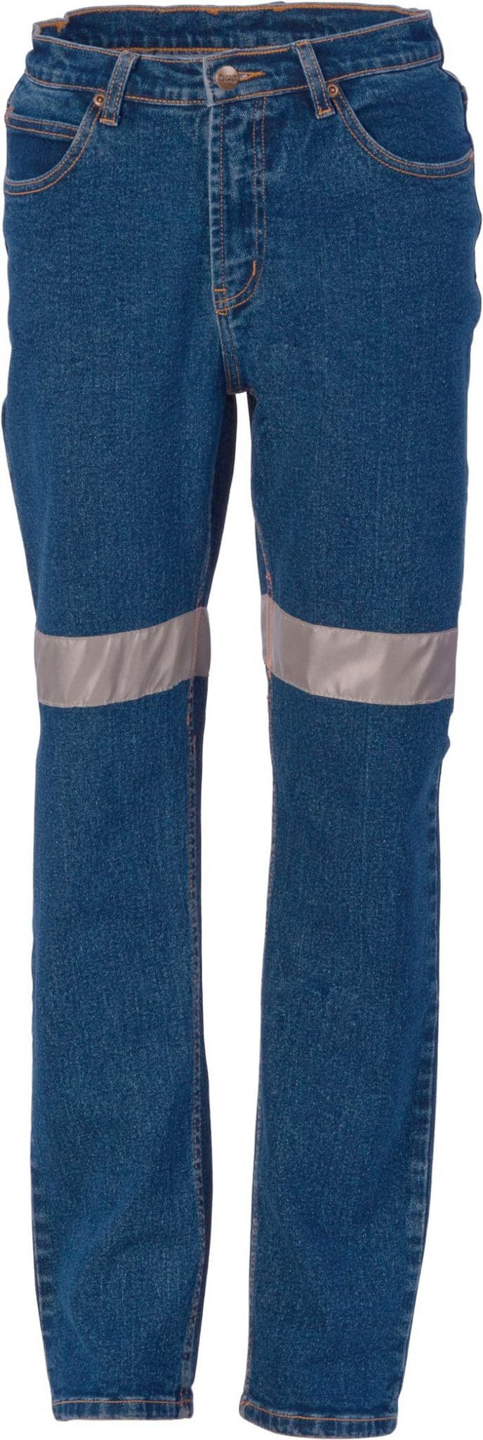 Ladies Hi Vis CSR Taped Stretch Denim Jeans - 3339 | Ambition Workwear