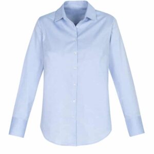 Ladies Camden Long Sleeve Shirt - Blue