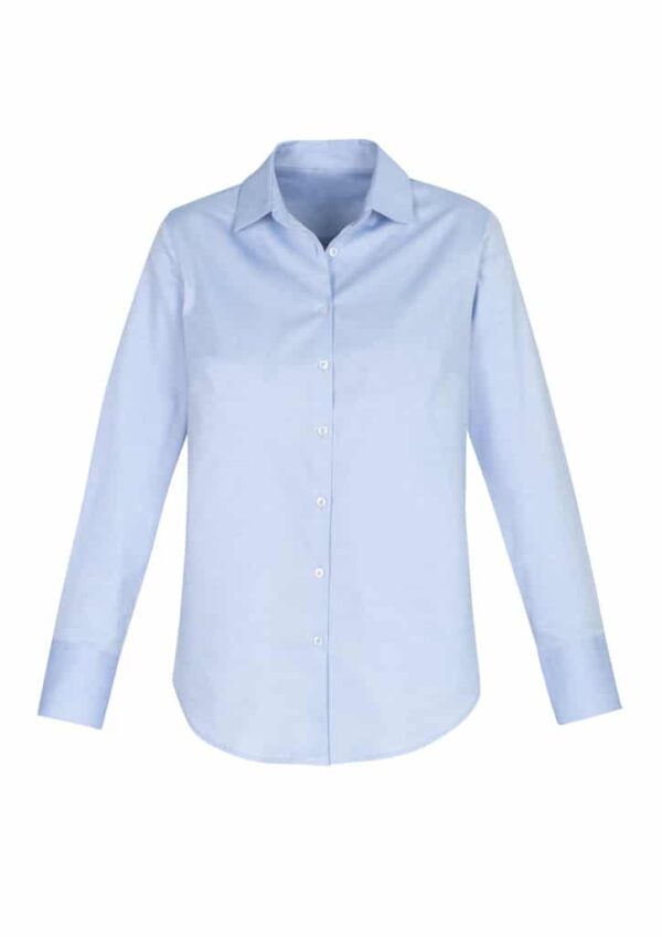 Ladies Camden Long Sleeve Shirt - Blue