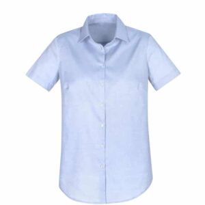 Ladies Camden Short Sleeve Shirt - Blue