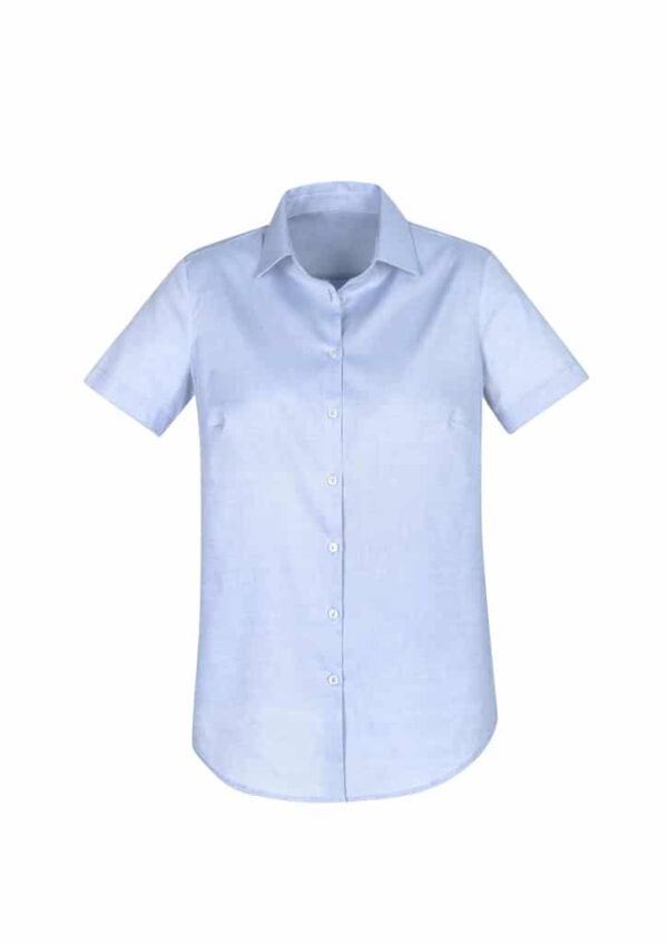 Ladies Camden Short Sleeve Shirt - Blue