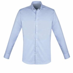 Mens Camden Long Sleeve Shirt - Blue