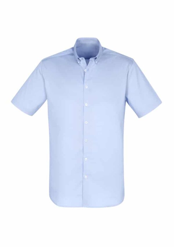 Mens Camden Short Sleeve Shirt - Blue