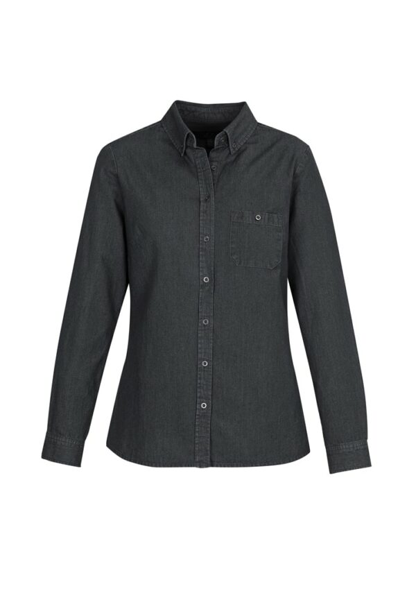 Ladies Indie Long Sleeve Shirt - Black