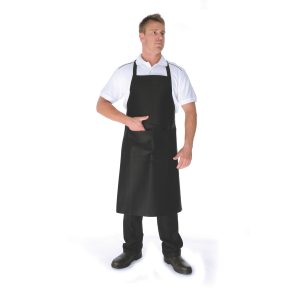 full bib apron with pocket. 65% polyester, 35% cotton (80cm x 90cm) – 2511