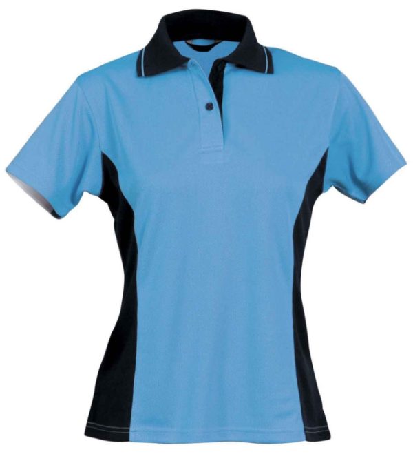 Ladies Active Polo. 100% Polyester. 160gsm . (8 - 22) – 1032 - Image 2