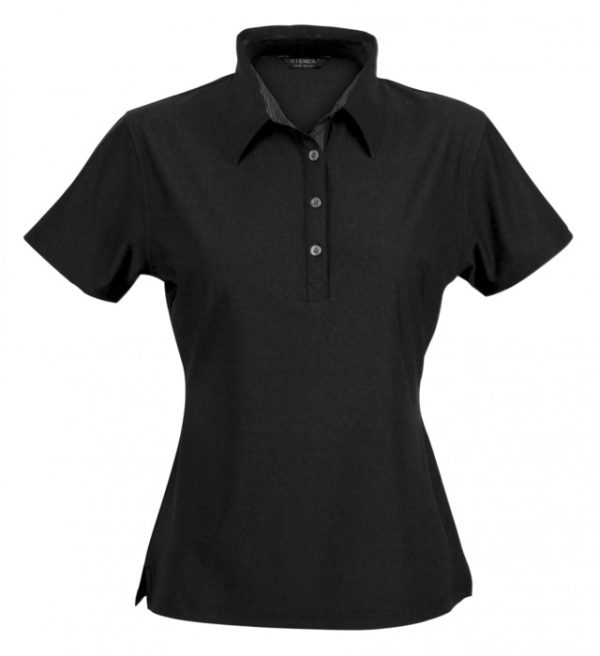 Ladies Argent Polo. 90% SilverTech Cool Dry, 10% Spandex. 155gsm. (6 - 26) – 1159 - Image 2