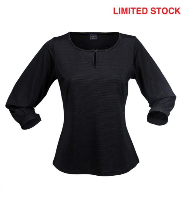 Ladies Silvertech Top 3/4 Sleeve