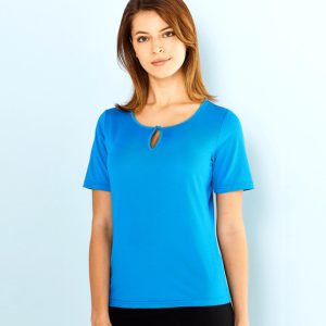 Ladies Silvertech Top Short Sleeve