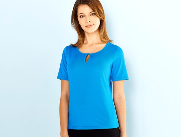 Ladies Silvertech Top Short Sleeve