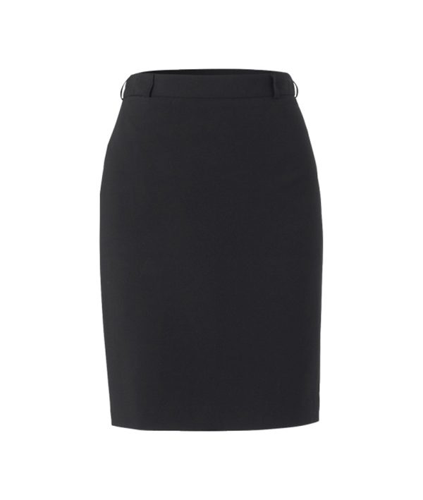 Ladies Stretch Twill Mid-Length Pencil Skirt