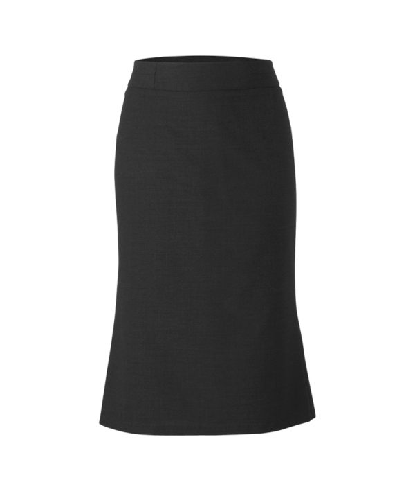 Ladies Stretch Wool Blend Long Line Skirt