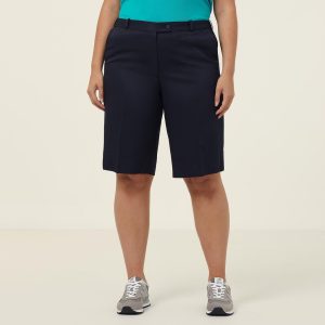 Ladies Viscose Gaberdine Secret Waist Short