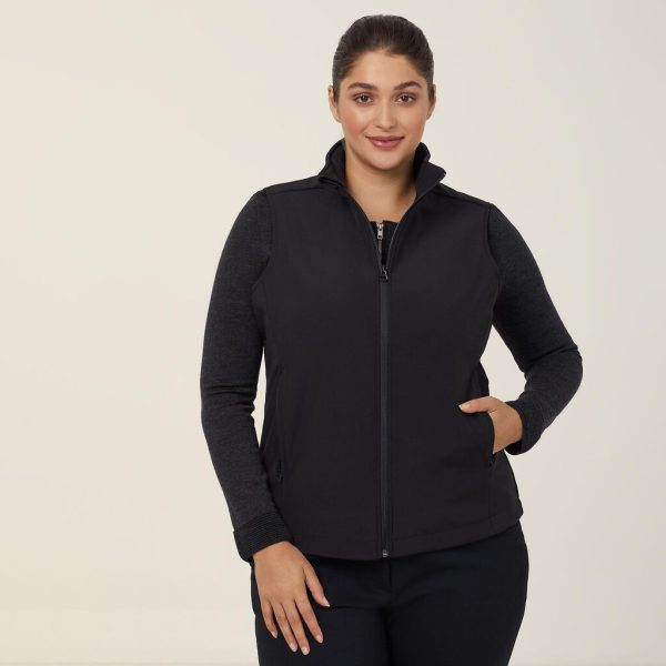 Ladies Bonded Fleece Vest