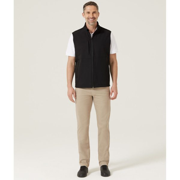 Mens Bonded Fleece Zip Vest