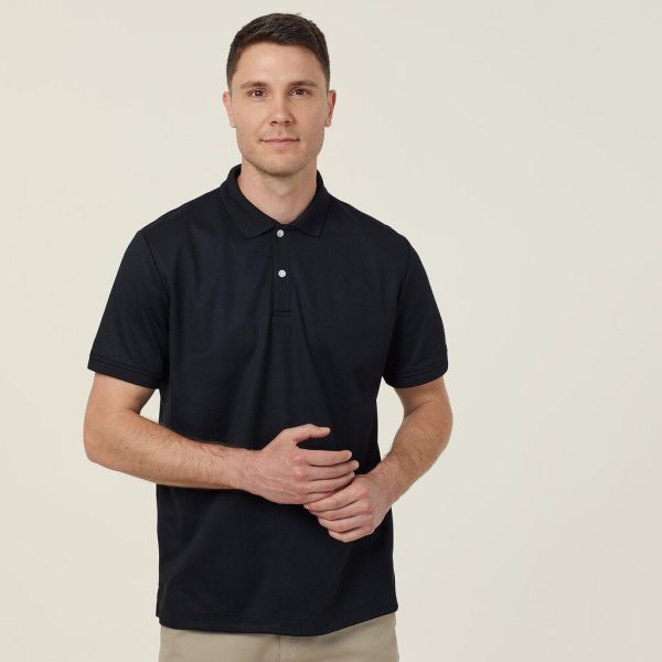 Mens Antibacterial Polyface Short Sleeve Polo