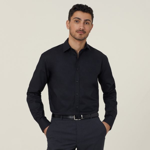 Mens Avignon Stretch Long Sleeve Shirt