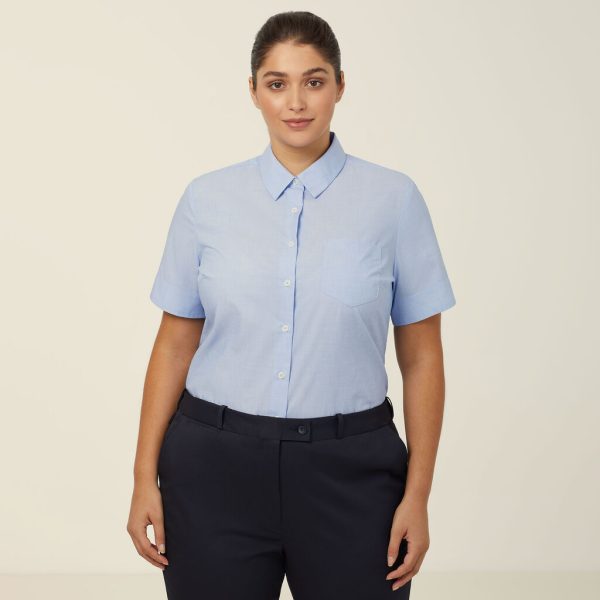 Ladies Poly Cotton End On End Shirt