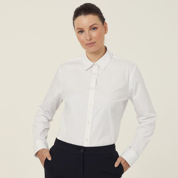 Ladies Avignon Stretch Long Sleeve Shirt