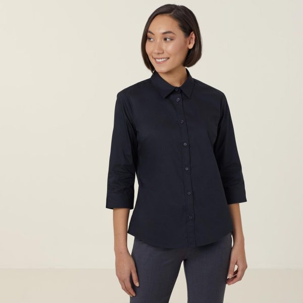 Ladies Avignon Stretch 3/4 Sleeve Shirt