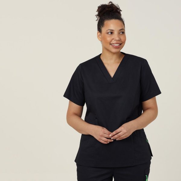 Ladies Antibacterial Active Florence Scrub Top