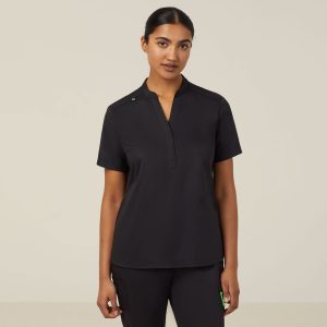 Ladies Next-Gen Antibacterial Active Collar Scrub Top