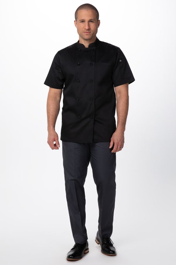 Canberra Black Basic Chef Jacket