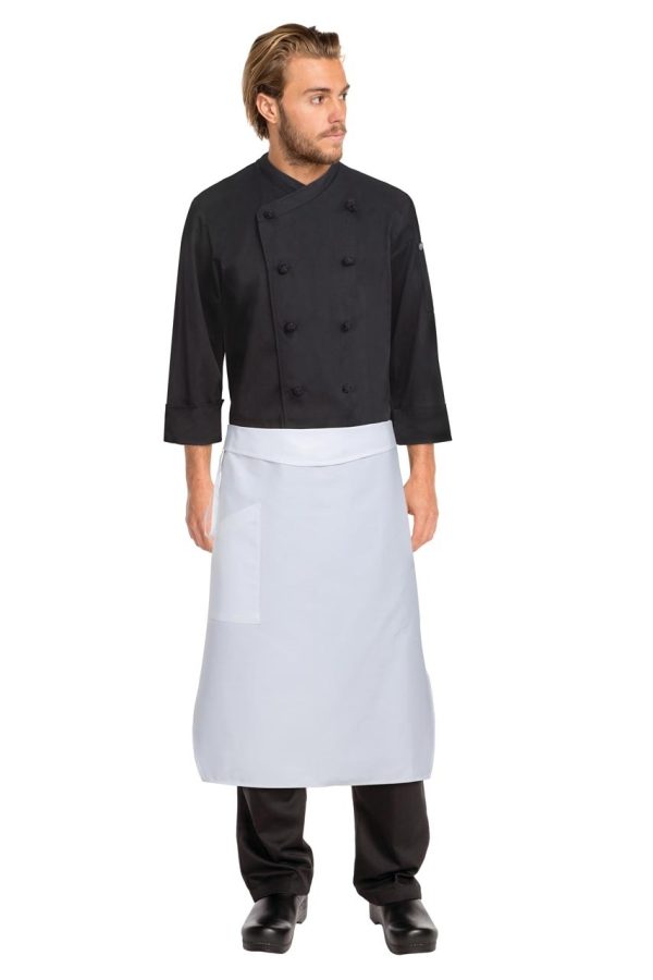 White Tapered Apron