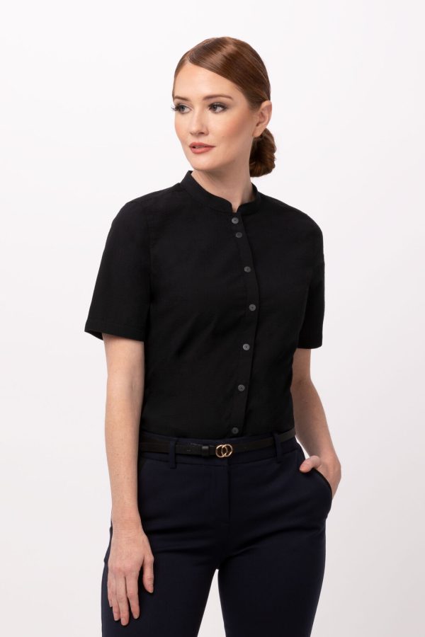 Ladies Seersucker Shirt