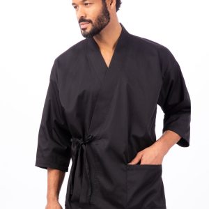 Sushi Chef Jacket Black