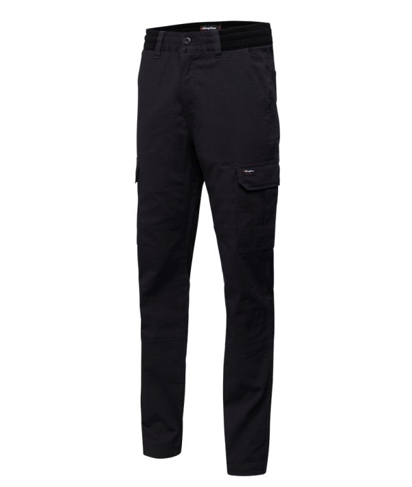 Mens Rib Comfort Waist Pant