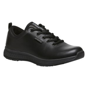 Ladies Leather Lace-Up Work Shoes