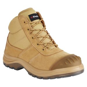 Mens Tradie Zip/Lace Steel Cap Safety Work Boots 5