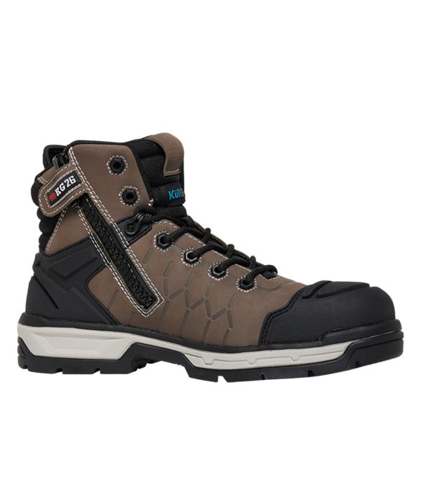 Mens Quantum Hybrid Zip/Lace Work Boots