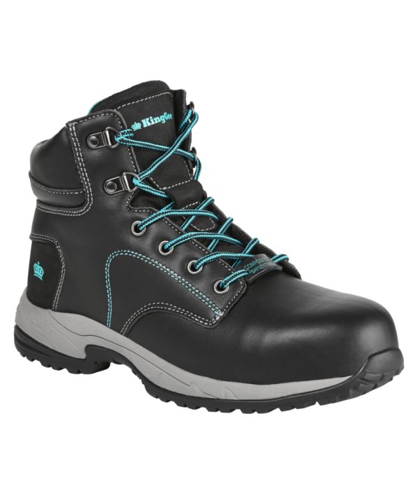 Ladies Tradie Hybrid Zip/Lace Composite Cap Work Boots